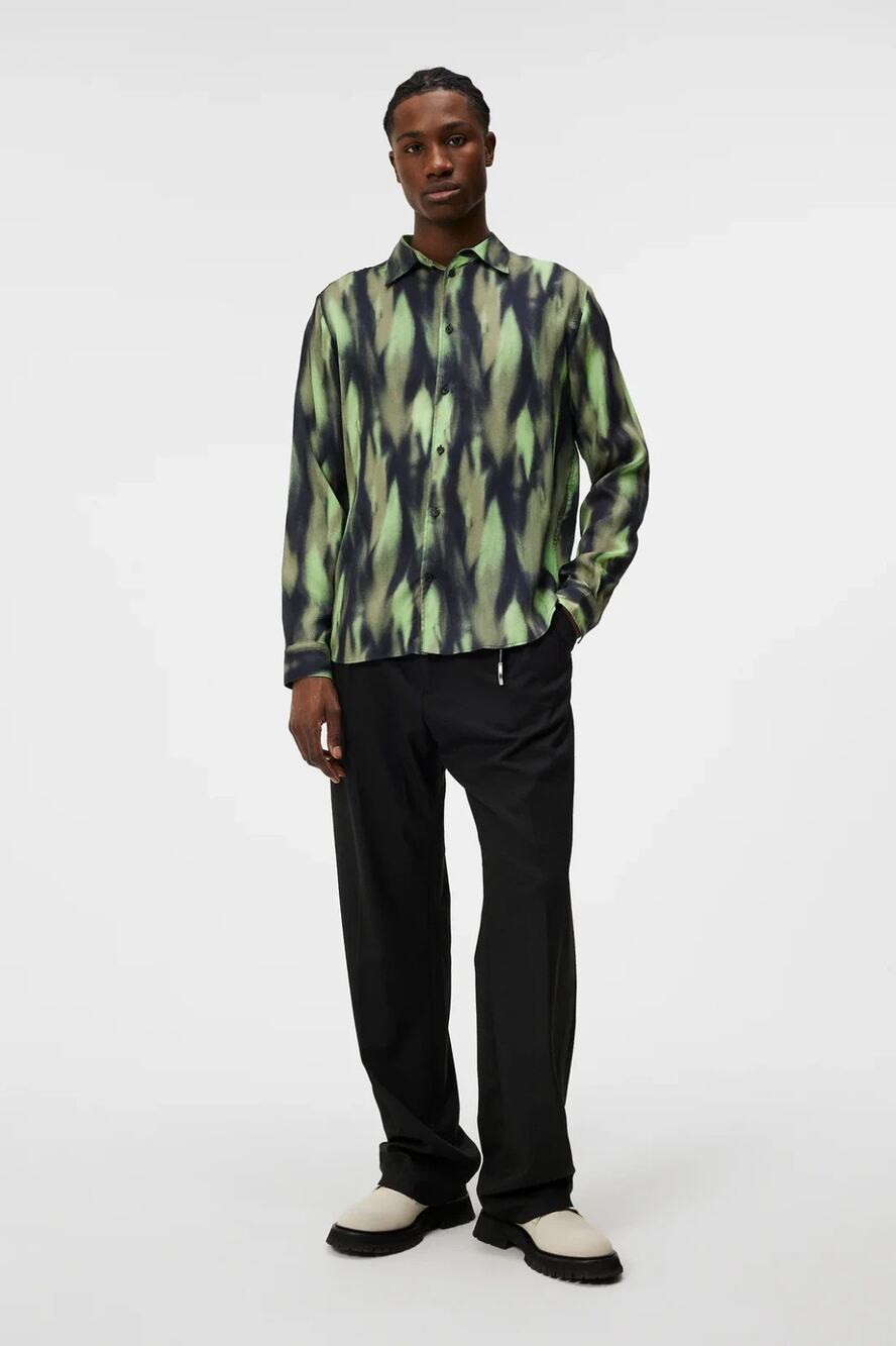 J. Lindeberg Florindo Gotland Haze Shirt sz M $195